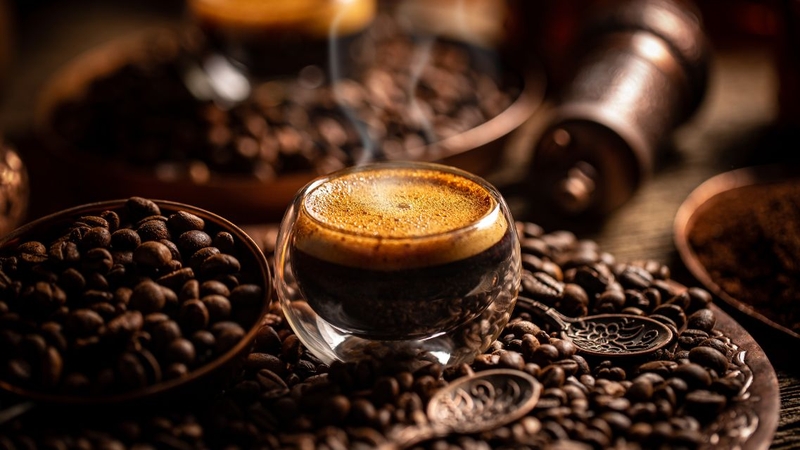 Ly cà phê espresso nguyên chất chiết xuất từ hạt rang mộc